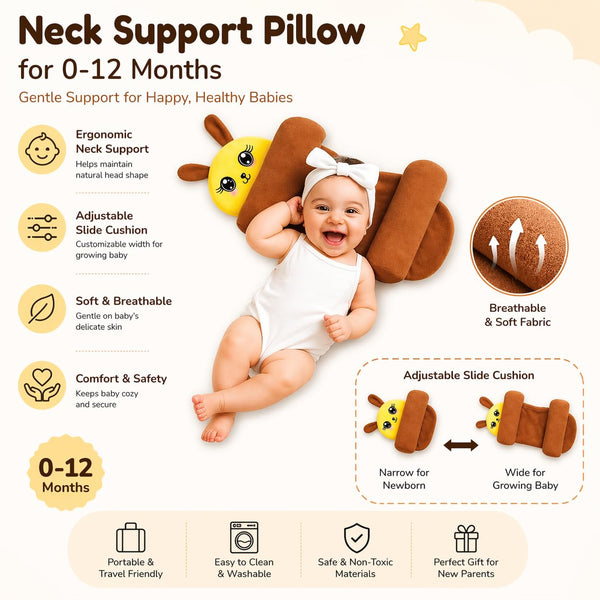 Cuddly Baby Head Support Pillow